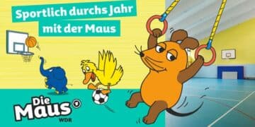 „Die Maus – Sportlich durchs Jahr mit der Maus“ / Ab 1. August auf vielen gängigen Plattformen, unter anderem Amazon, Google und Apple TV digital erhältlich