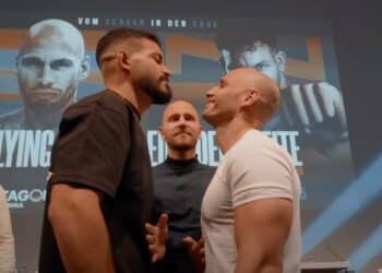 Flying Uwe kündigt vor 58.000 Zuschauern (Weltrekord) Oktagon Hauptkampf gegen Ediz an