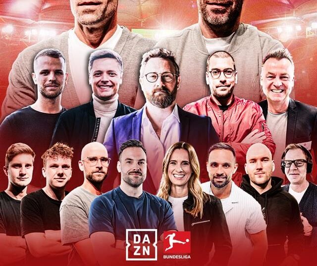 DAZN präsentiert das Team für die Bundesliga-Konferenz: Ab der kommenden Saison erstmals nur auf DAZN