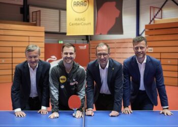 ARAG bleibt Hauptsponsor von Borussia Düsseldorf / Düsseldorfer Versicherungskonzern verlängert auch Partnerschaft mit Timo Boll