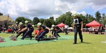 Deutsche Feuerwehr-Meisterschaften: Training bei optimalen Bedingungen / Perfekte Unterstützung in Böblingen für Wettbewerb in Löschangriff und Staffellauf